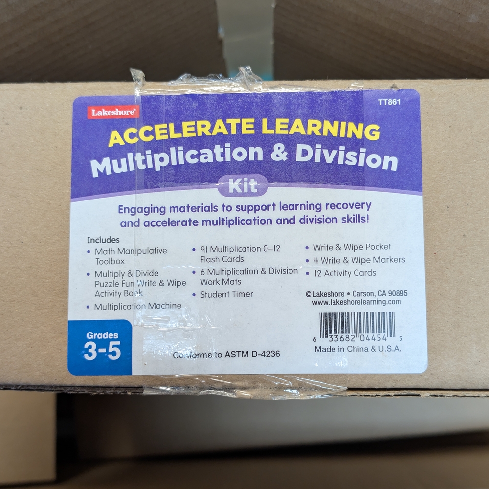Lakeshore Accelerated Learning Multiplication & Division Kit